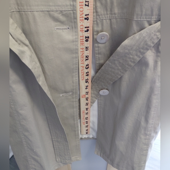 NWT Mossimo Khaki Tan Belted Lined Trench Coat W/Hood Size 2XL Spring Jacket - Picture 6 of 9